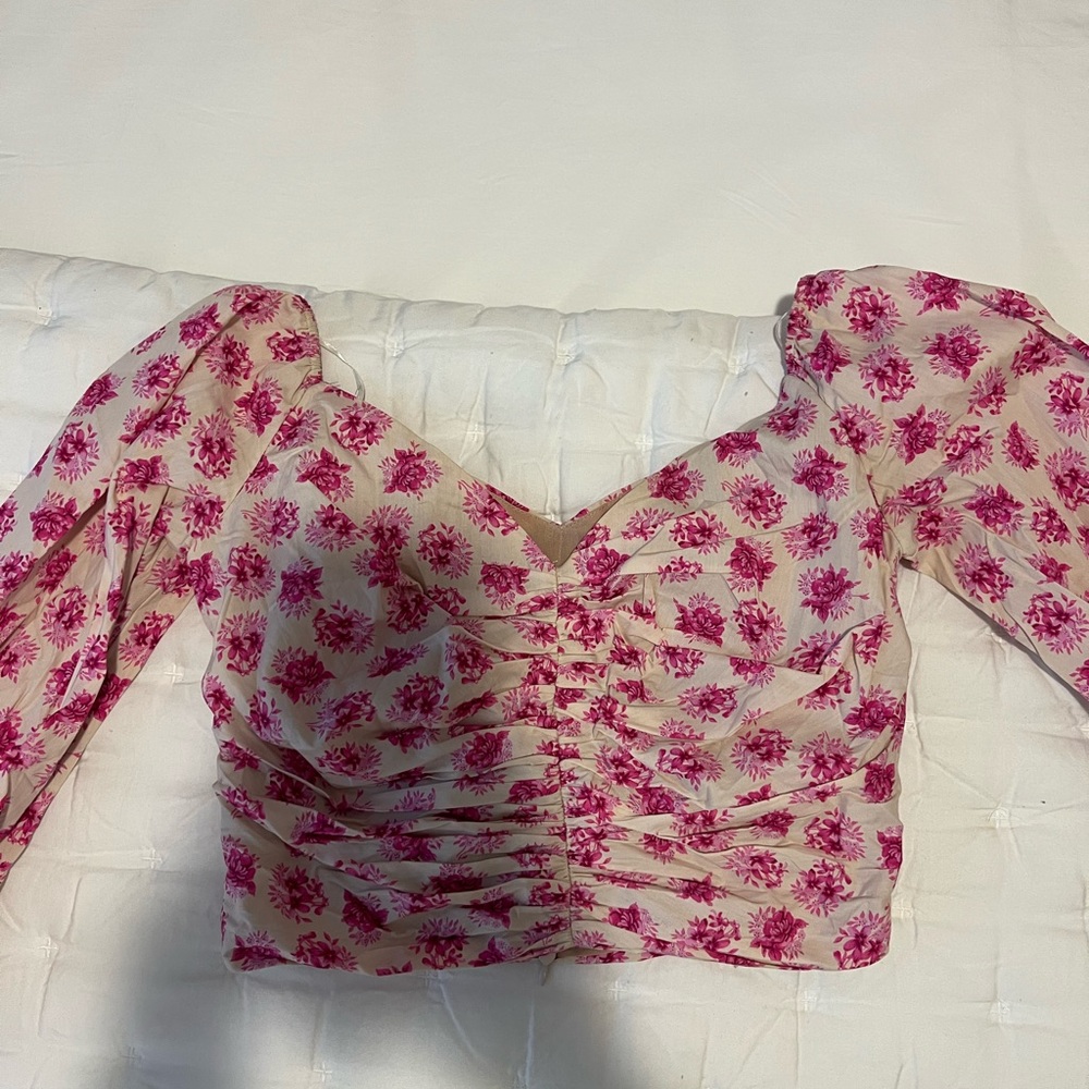 💞Pink Floral Top